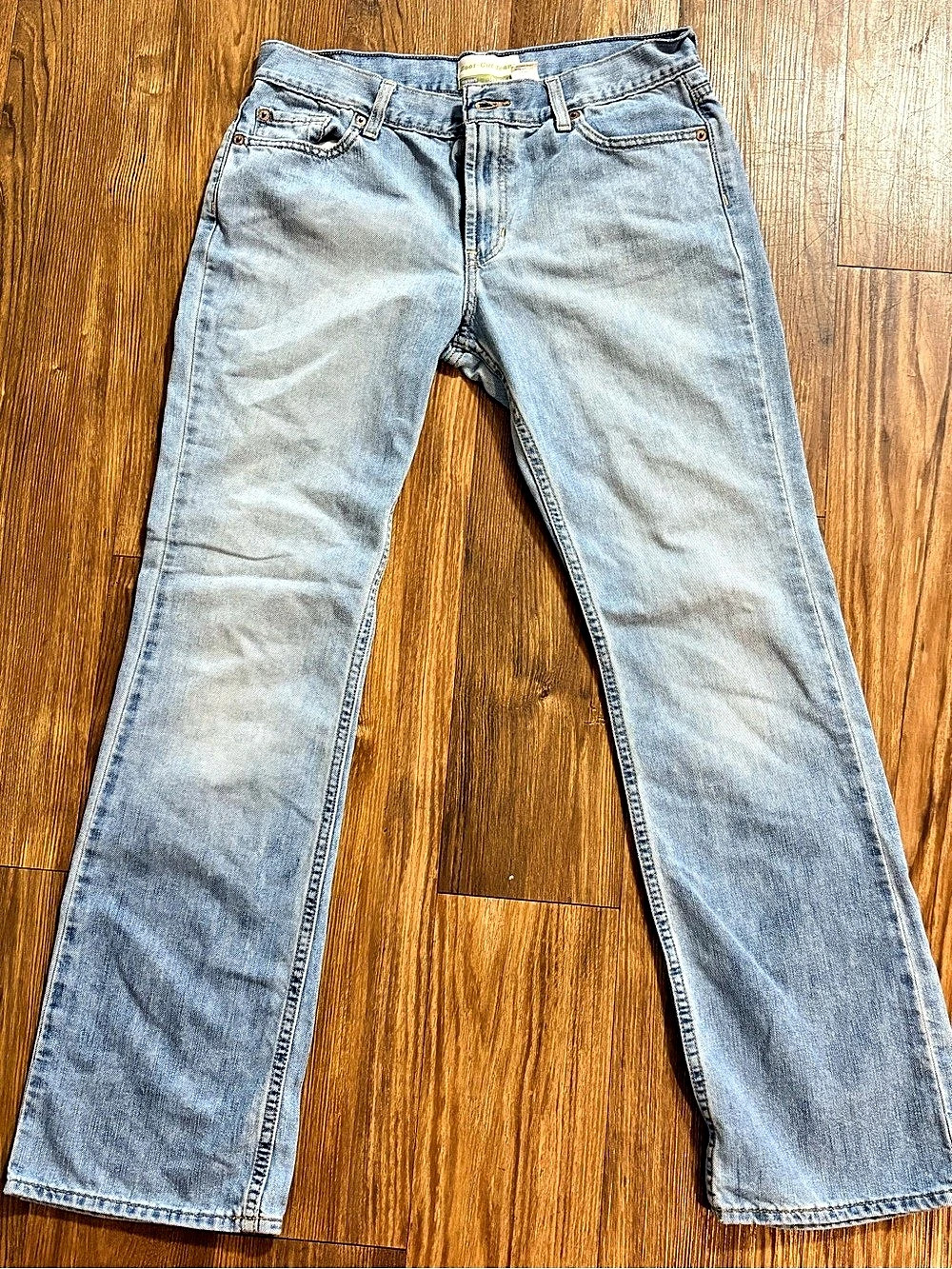 Old Navy Boot-Cut Jeans Low Rise Blue Waist 10
